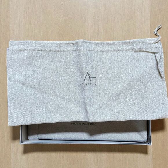 New In Box Aquatalia Leia Hiker Black Leather Boot With Dust Bag Size 8.5M - Picture 8 of 8